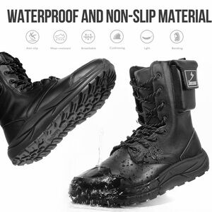 New $159 Soulsfeng Leather Winter Boots Futuraheat-X !No Batteries! W 9 / Mens 7